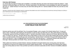 PHOTO Full Alvin Kamara Arrest Report 