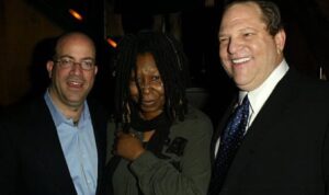 PHOTO Jeff Zucker Hanging Out With Whoopi Goldberg And Harvey Weinstein