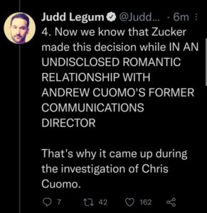 PHOTO Jeff Zucker Made His Decision While In An Undisclosed Romantic Relationship With Andrew Cuomo's Former Communications Director