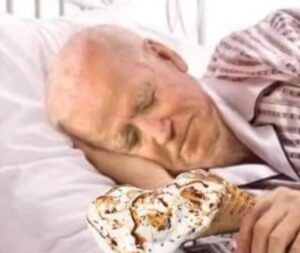 PHOTO Joe Biden Sleeping With An Ice Cream Con During Russia Ukraine War