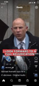 PHOTO Michael Avenatti Saying He's Very Disappointed In The Verdict That Will Land If Behind Bars For Possibly Up To 22 Years And Saying He Thinks He Will Be Adjudicated