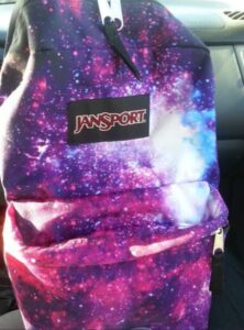 PHOTO Nathan Chen Wearing A Sparkling Shirt To Perform At The Olympics That Looks Like A 2014 Jansport Galaxy Bag