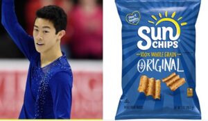 PHOTO Nathan Chen Wearing An Outfit That Looks Like A Bag Of Sun Chips