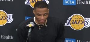 PHOTO Russell Westbrook Wearing Two Crosses Across His Neck After Loss To Bucks