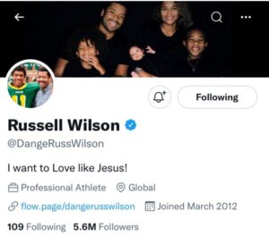 PHOTO Russell Wilson Removed The Seahawks From His Header And Social Media Accounts