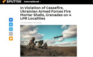 PHOTO Russia Trying To Say Ukrainian Armed Forces Fired Mortar Shells When They Didn't