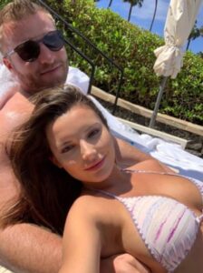 PHOTO Sean McVay Holding His Girlfriend At A Hotel Pool Near The Beach Like She's A Little Baby Angel