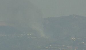 PHOTO Smoke In Sycamore Canyon Area Was So Strong It Was Covering 1-2 Acres