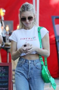 PHOTO Sydney Sweeney Wearing An I Cry A Lot Shirt While Walking In LA