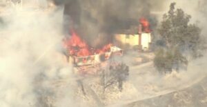 PHOTO Two Homes Completely Destroyed By Sycamore Fire