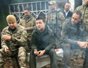 PHOTO Ukraine's President Fighting On The Front Lines With Ukrainian Soldiers