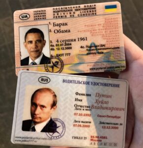 PHOTO What Barack Obama And Putin's Drivers Licenses Look Like