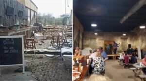 PHOTO Before And After Faunsdale Bar And Grill Was Hit By Tornado