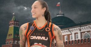 PHOTO Brittney Griner In The Backdrop Of Russia With A Russian Jersey On