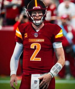 PHOTO Carson Wentz In A Washington Commanders Uniform