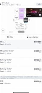 PHOTO Cheapest Ticket To See Chris Rock In Boston Are $1K Each After He Was Slapped By Will Smith