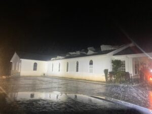 PHOTO Church In McClain Mississippi Suffered Serious Damage From Tornado