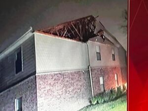 PHOTO Close Up Of Tornado Damage In East Springdale Arkansas