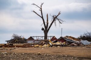 PHOTO Damage From Tornado In Norwalk Iowa