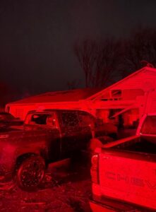 PHOTO Damage From Tornado On S Powell Street In Spingdale Arkansas