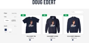 PHOTO Doug Edert Has His Own Store Online After Going To The Elite 8