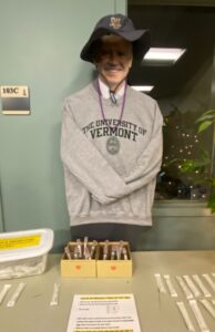 PHOTO Drippy Joe Wearing A University Of Vermont Sweater Standing Outside Doctors Office Meme