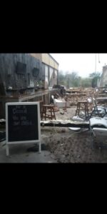 PHOTO Faunsdale Bar And Grill Sign Still Standing After Restaurant Was Hit By Tornado