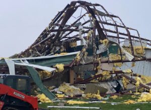 PHOTO George Elementary In Springdale Badly Damaged You Can't Even Tell It Was A School