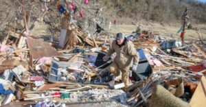 PHOTO House That Was Leveled To Rubble In Winterset Iowa