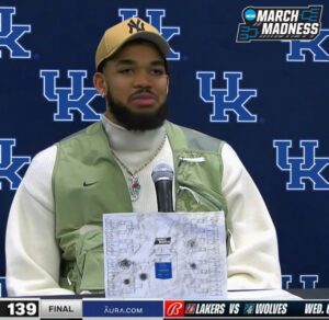 PHOTO How Karl Anthony-Towns' Bracket Looks After Kentucky Lost