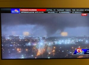 PHOTO Huge Tornado Was Hoovering Over Lower 9th Ward East Of New Orleans This Evening