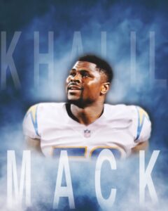 PHOTO Khalil Mack Los Angeles Chargers iPhone Wallpaper