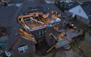 PHOTO Mansions With Two Stories And 3K Square Feet Damaged By Tornado In Spingdale Arkansas