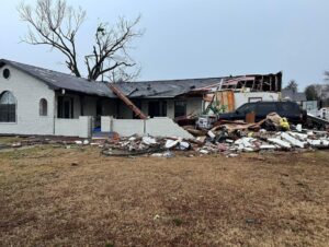 PHOTO Of Homes That Were Destroyed By Tornado In Spingdale Arkansas Neighborhood