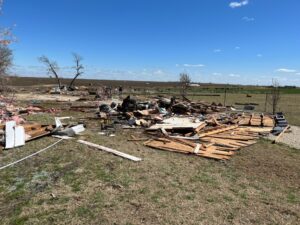 PHOTO Of Tornado Damage In Granger TX