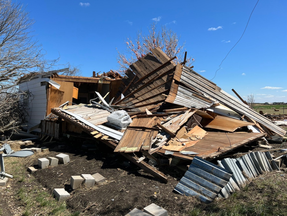 PHOTO Of Tornado Damage In Granger TX