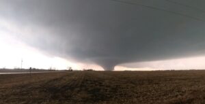 PHOTO Of Wedge Tornado Touching Down In Winterset Iowa For The First Time