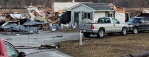 PHOTO One Of The Few Houses That Is Still Standing In Winterset Iowa