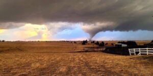 PHOTO Portrait View Of When Tornado Touched Down In Rural Iowa