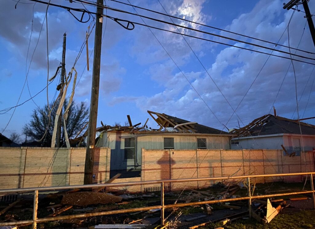 PHOTO Serious Damage In Round Rock Near Clay Madsen Recreation Center Will Need To Rebuild