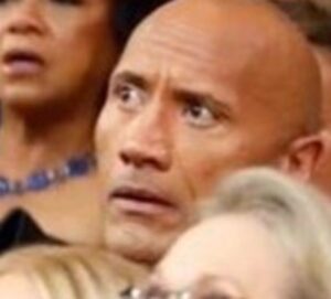 PHOTO The Rock Johnson Was Very Uncomfortable Watching Will Smith Hit Chris Rock With An Open Hand