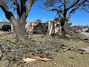 PHOTO The Tornado In Round Rock Was So Powerful And Fast Moving Even Houses With Concrete Suffered Serious Damage