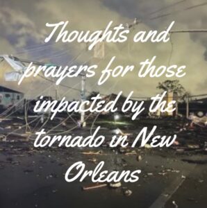 PHOTO Thoughts And Prayers For Those Impacted By The Tornado In New Orleans Wallpaper