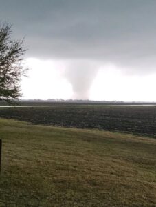 PHOTO Tornado Didn't Look As Scary From Circleville Texas Facing Southwest Towards Hutto
