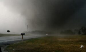 PHOTO Tornado That Hit Round Rock Was Spinning Over Taylor Texas Before It Got To Austin Metro Area