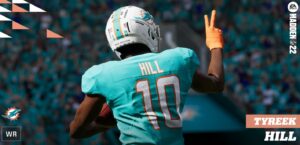 PHOTO Tyreek Hill In A Miami Dolphins Uniform On Madden 22