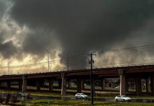 PHOTO Unbelievable View Of Tornado Crossing Over I-45 In Round Rock