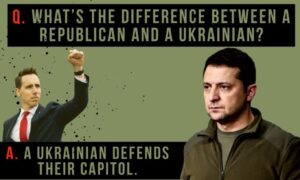 PHOTO What's The Difference Between A Republican And A Ukrainian A Ukrainian Defends Their Capitol Meme