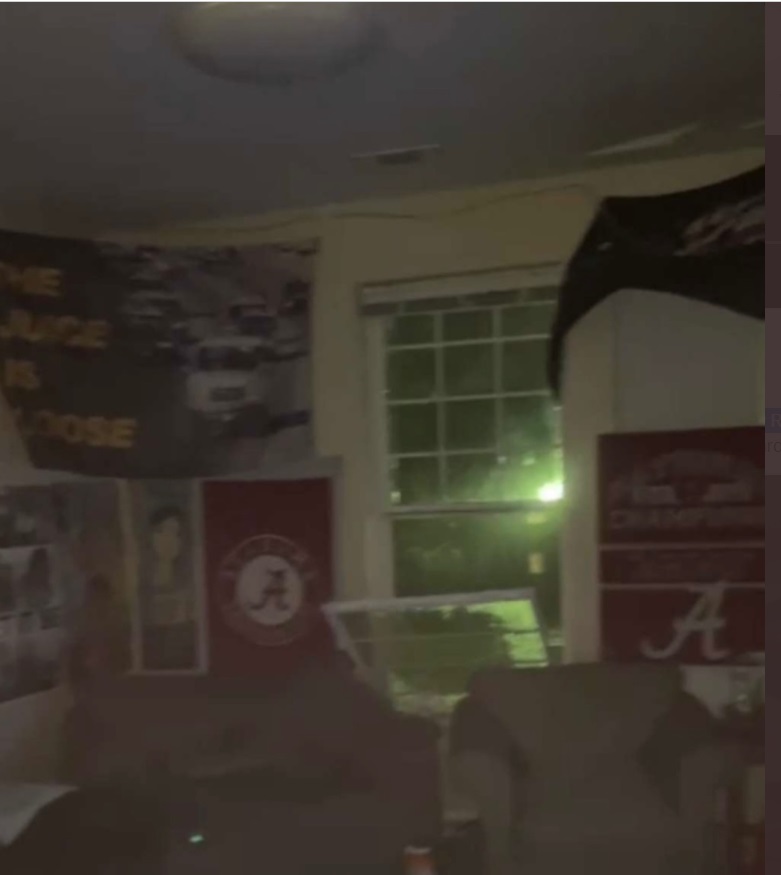 PHOTO Window Blown Out At New Residents Hall On University of