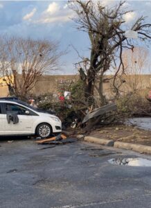 PHOTO Worst Damage From Tornado In Round Rock Was Near The Leslie's Pool Inside The Shopping Center